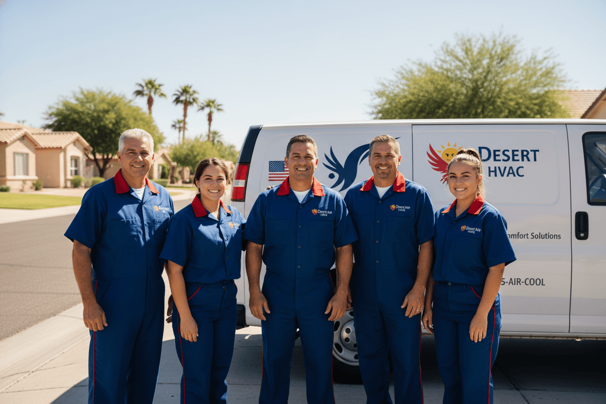 One Stop Heating and Cooling team