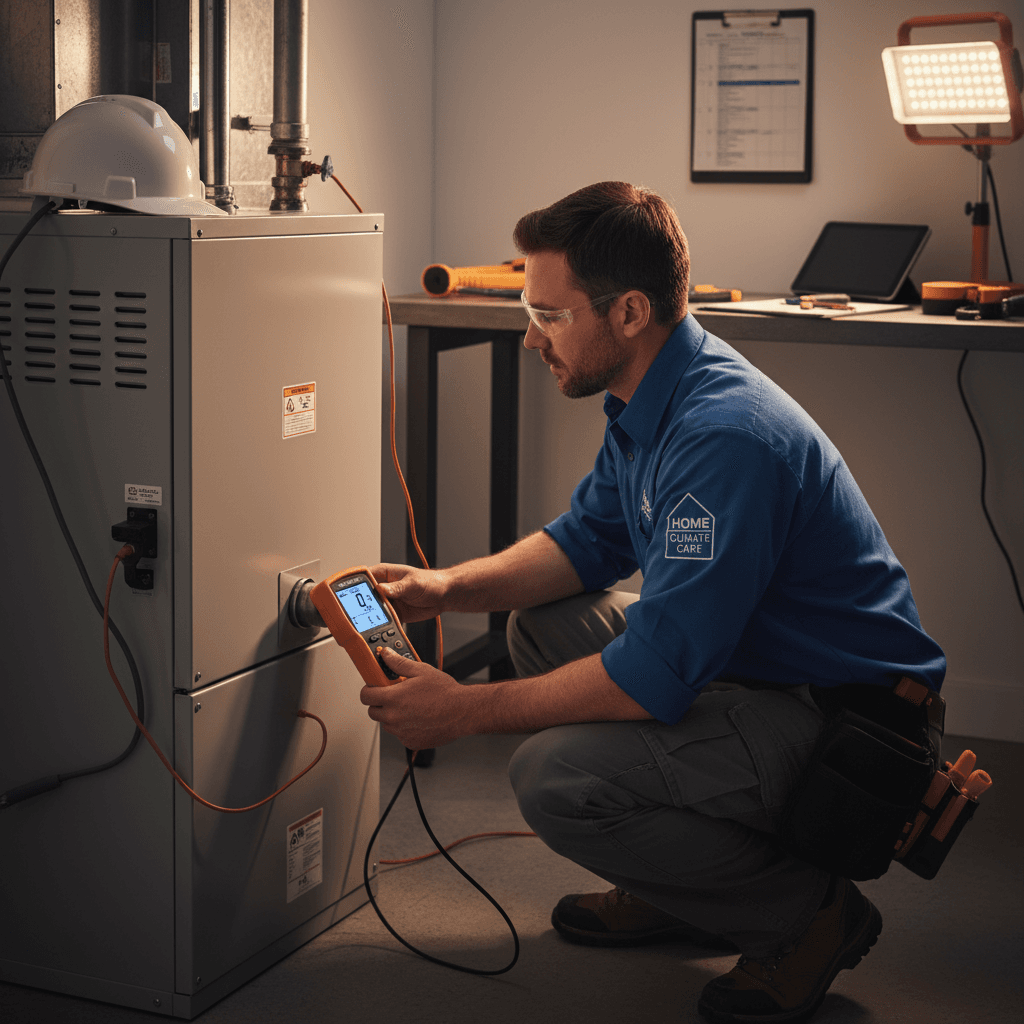 Heating maintenance service